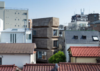 The Bay Window Tower House in Shibuya, Tokyo