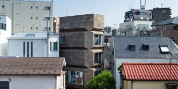 The Bay Window Tower House in Shibuya, Tokyo