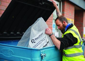 Recofloor works with specifiers to recycle waste vinyl flooring