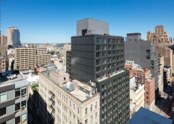 Striking ceramic shell for stylish New York apartments