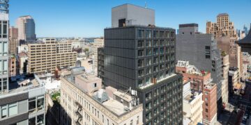 Striking ceramic shell for stylish New York apartments