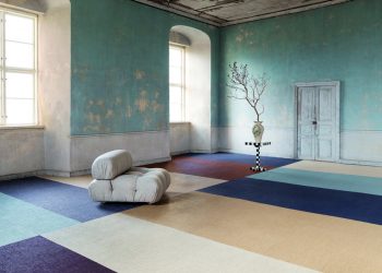 Design-led and sustainable woven vinyl flooring