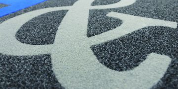 Have inlaid logo mats hit the big time?