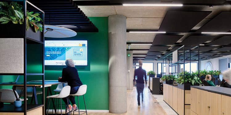 Material harmony: Blending carpet tile and LVT at Element Materials Technology